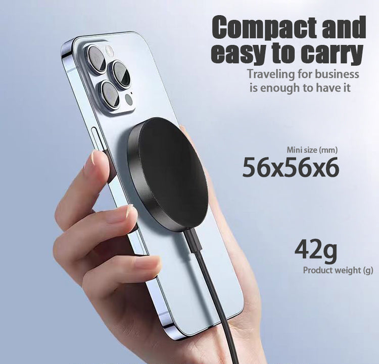 IPhone 17 Pro Pro Max Wireless Charger 15W Magnetic Wireless Fast Charging, Compatible With IPhone 12, 13, 14, 15, 16, And 17 Pro, Pro Max Series Models God&