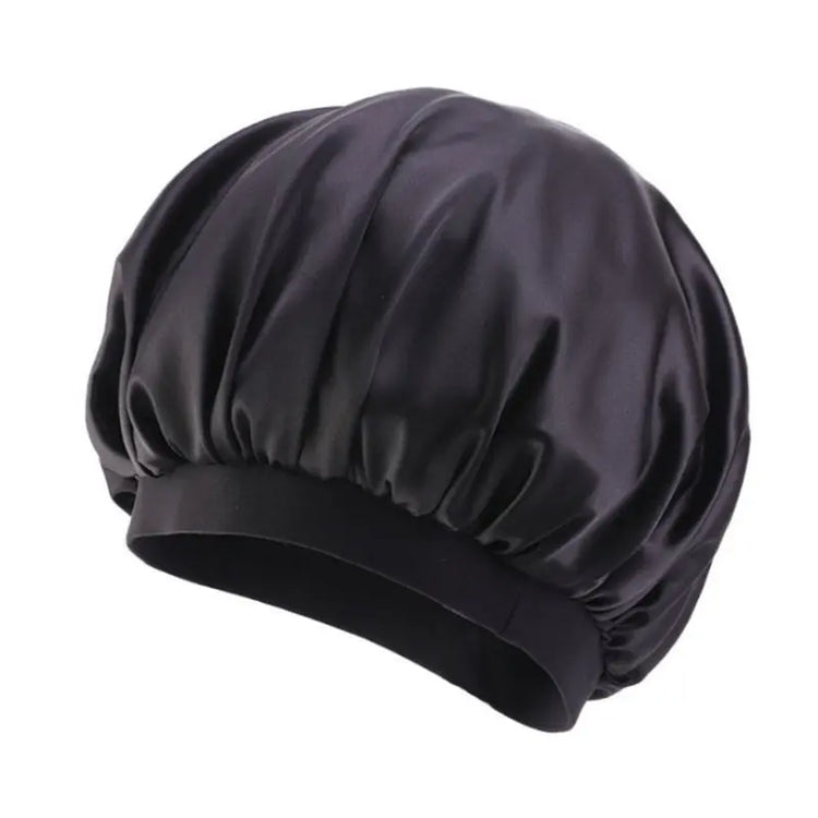Printed Satin Elastic Wide Edge Nightcap God&