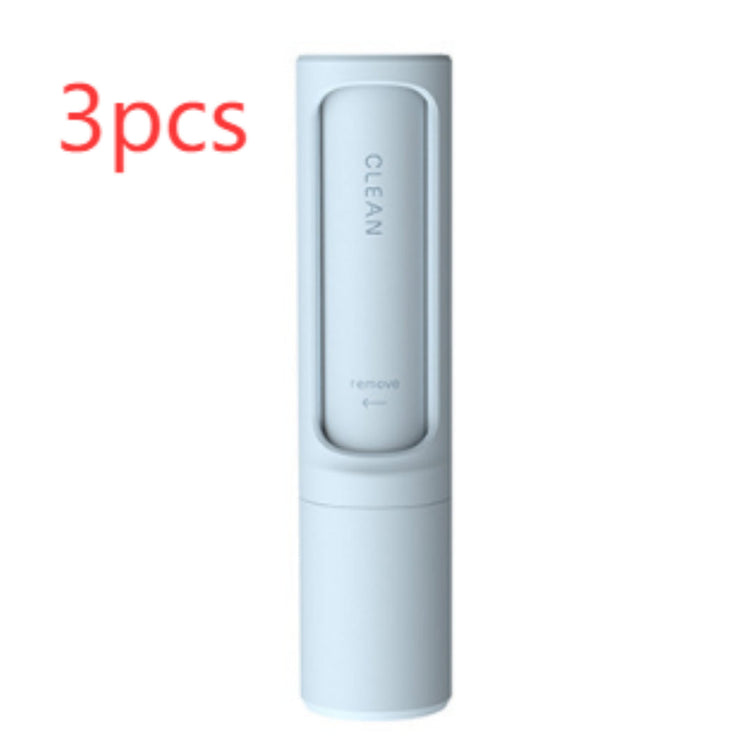 2-1 Reusable Pet Hair Remover Brush Lint Roller Portable Effective Self Cleaning Tool for Cat Dog Fur Hair Dust Removal Brush God&