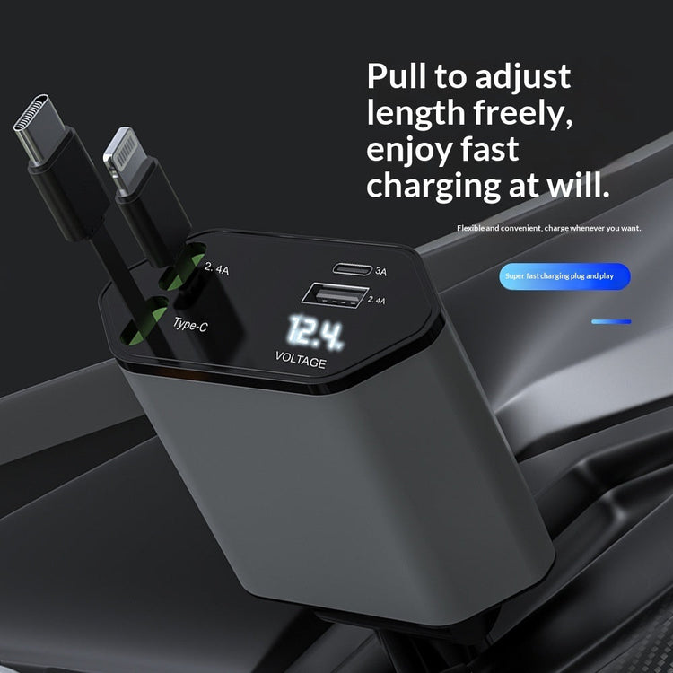 4-in-1 Car Charger Super Fast Charging God&