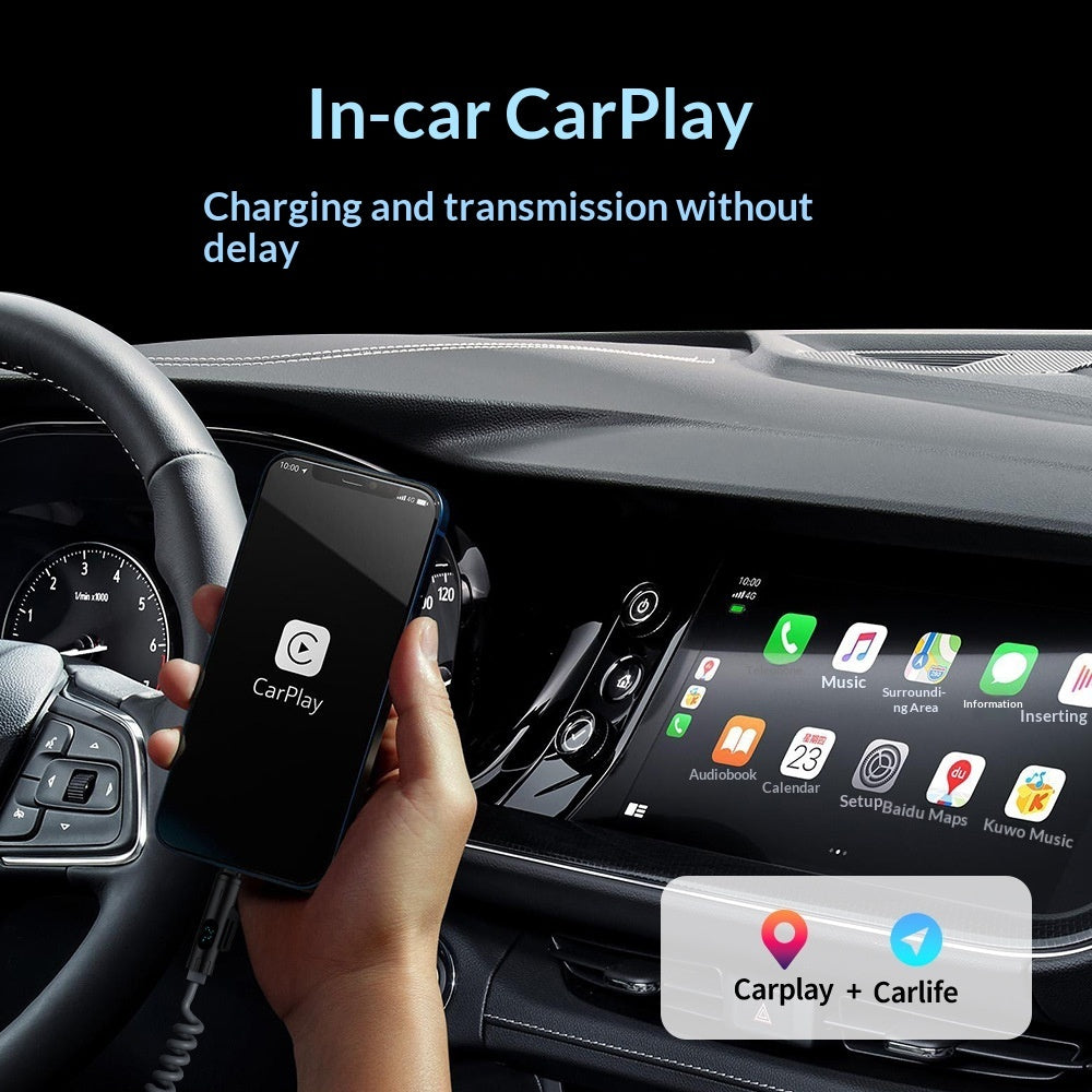 Digital Display Spring 4-in-1 CarPlay In-Car 2m Data Cable God&