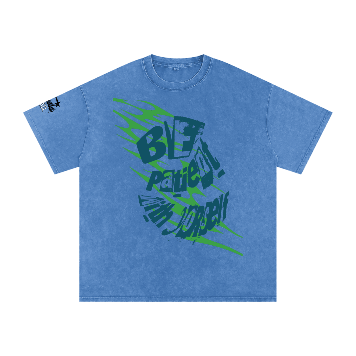 Snow Washed Oversized Cotton T-Shirt ODMPOD