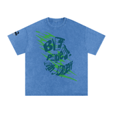 Snow Washed Oversized Cotton T-Shirt ODMPOD