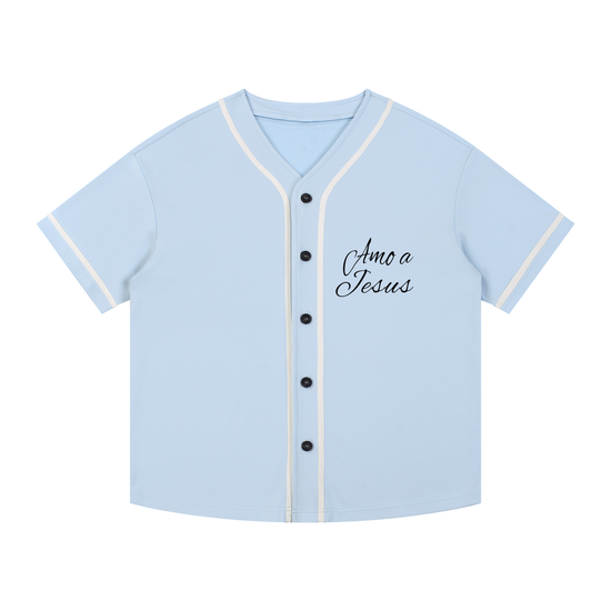 Amo A Jesus Button-Up Jersey