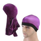 Wide-brim elastic chemo cap God&