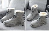 Snow Boot for Women Winter Shoes Heels Winter Boots Ankle Warm Plush Insole God&