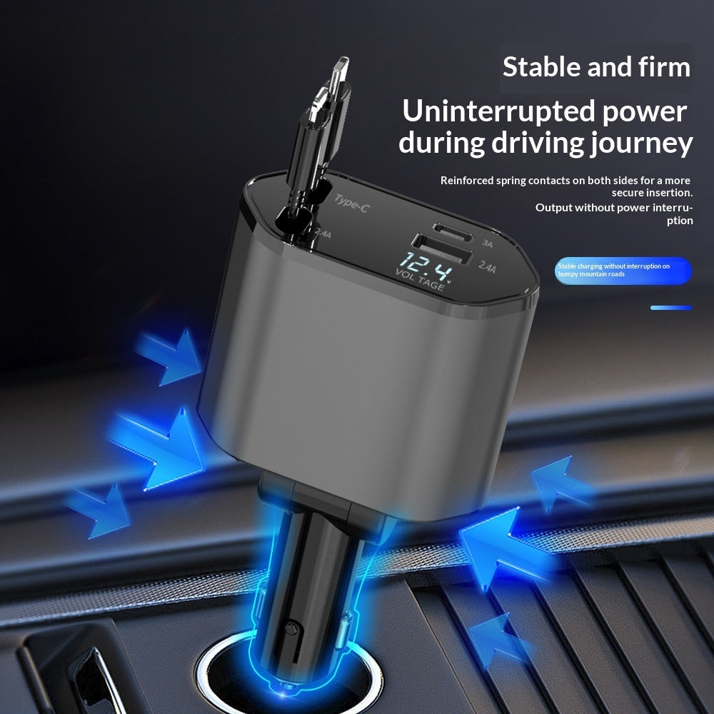 4-in-1 Car Charger Super Fast Charging God&