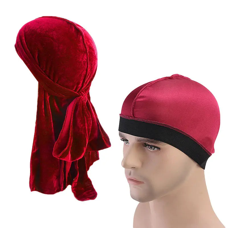 Wide-brim elastic chemo cap God&