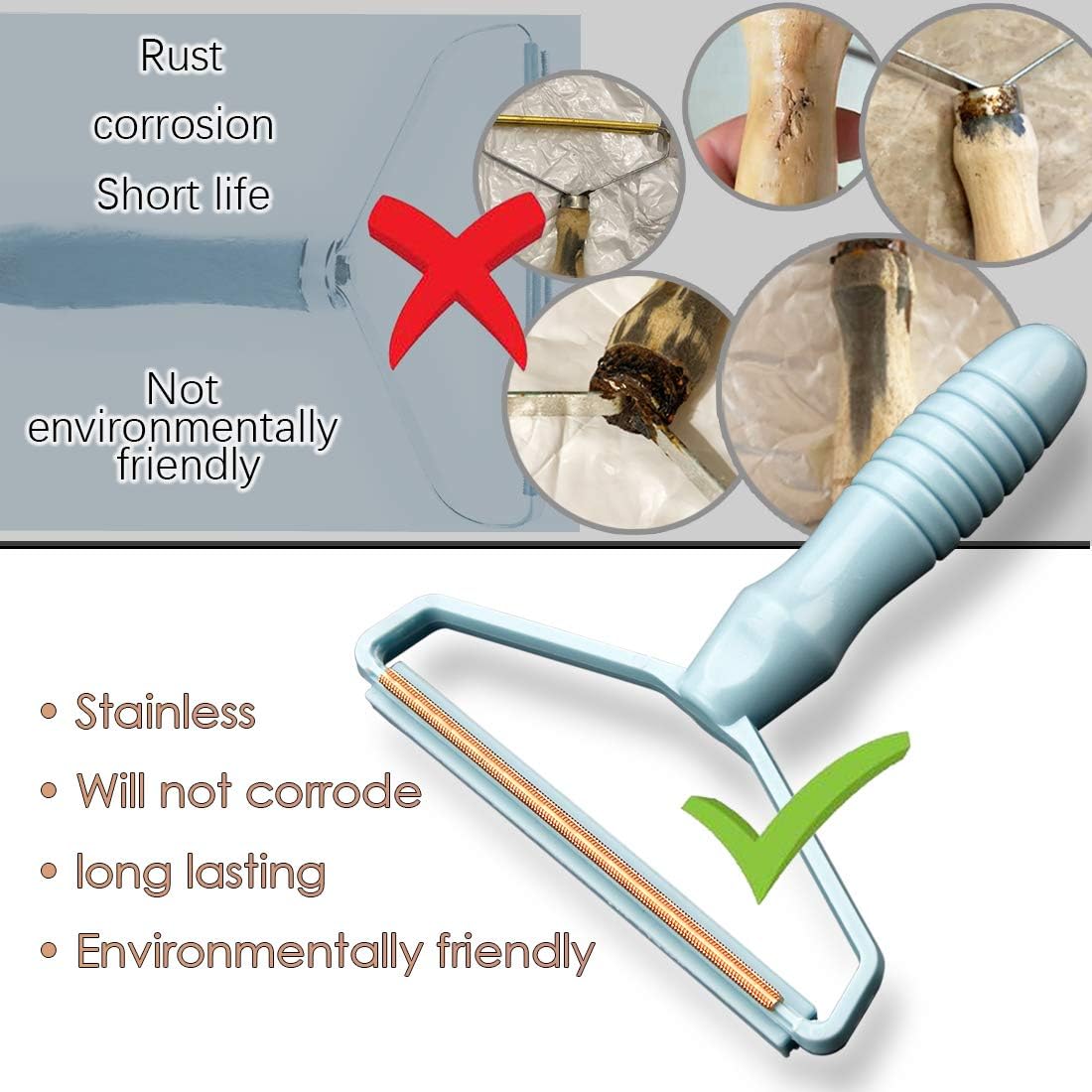 Portable Fabric Shaver Pet Hair Remover  Manual Lint Remover Dog Hair Remover Tool Removing  Dust From Clothing Carpet Furniture Blankets God&