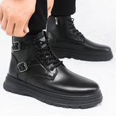 Black Martin Boots Male British Style Working Boots God&