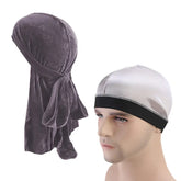 Wide-brim elastic chemo cap God&