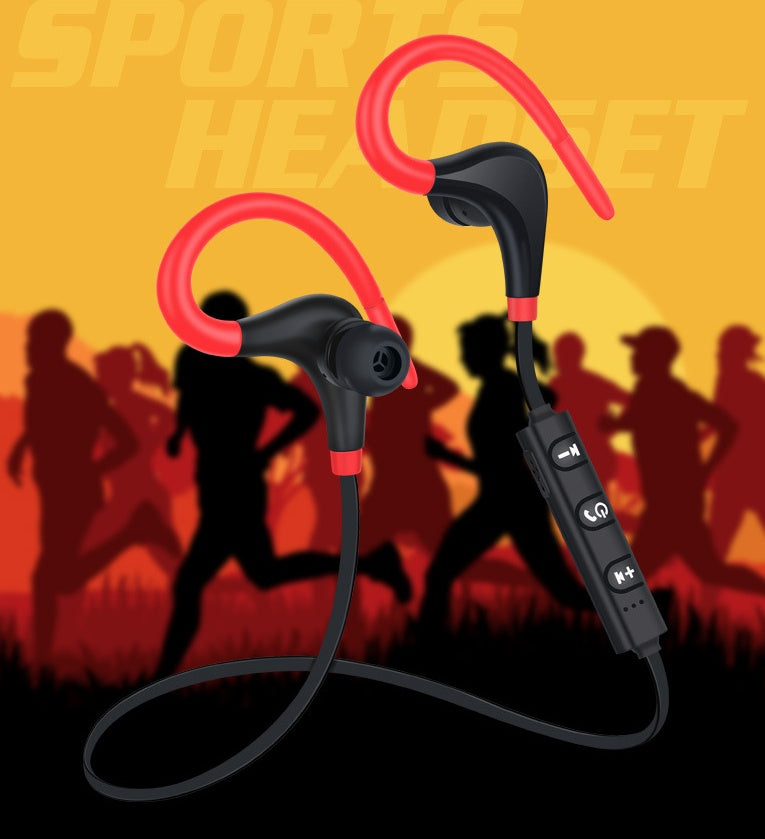BT-01 Big Horn Sports Bluetooth Headset Bina Bluetooth 4.1 Protocol Wireless Sports Bluetooth Earbuds God&