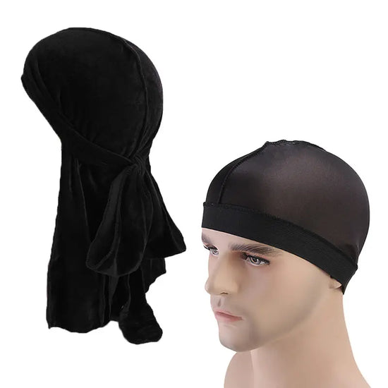 Wide-brim elastic chemo cap God&