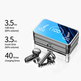 Wireless Bluetooth Earphone In-ear Super Long Standby Wireless Headsets With Mic LED Stereo Audio Sport Earbuds God&