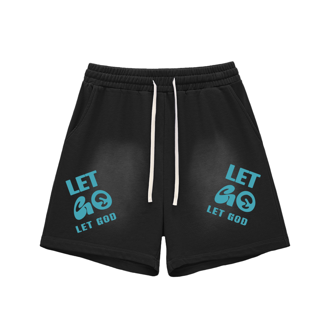 Let Go Let God Cotton Shorts ODMPOD