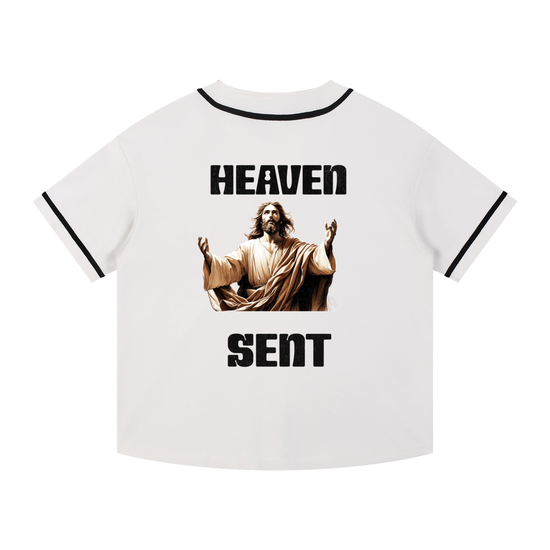 Heaven Sent  Button Up Jersey