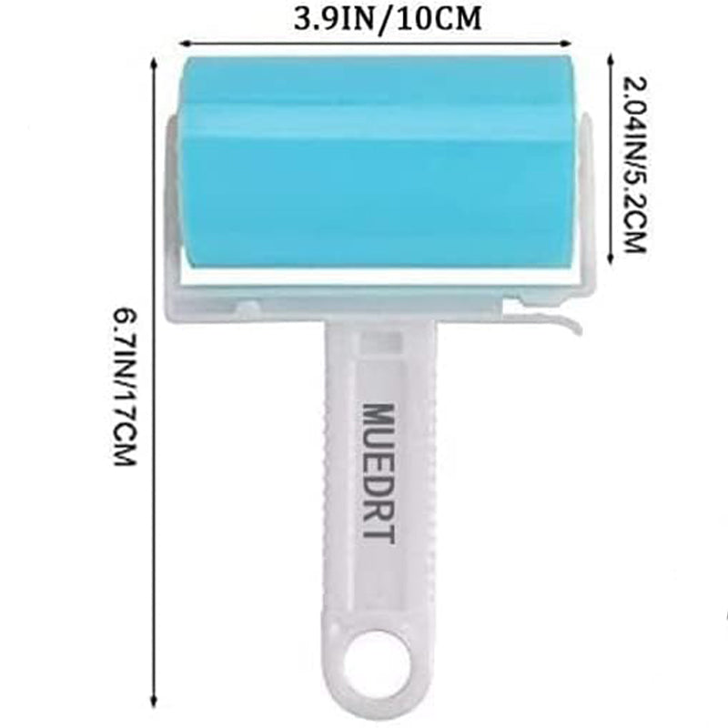 Washable Lint Roller Lint Roller Reusable Sticky Dog Cat Hair Remover Cleaner With Cover For Clothes Pet Hairs God&