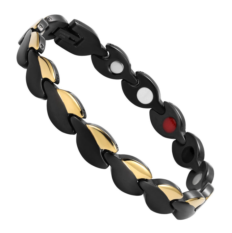 Leaf-like 4-in-1 Magnet Bracelet Radiation Protection God&