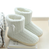 Cotton slippers women plus velvet inner bag with high-top boots God&