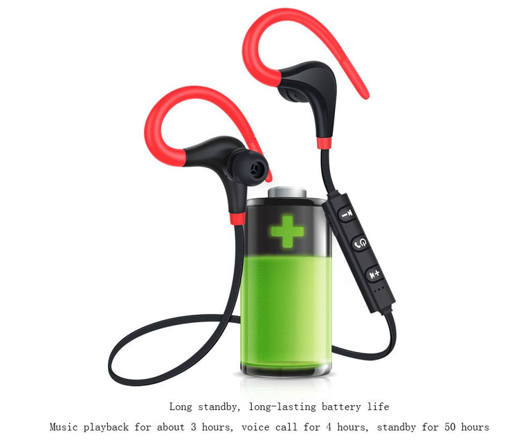 BT-01 Big Horn Sports Bluetooth Headset Bina Bluetooth 4.1 Protocol Wireless Sports Bluetooth Earbuds God&