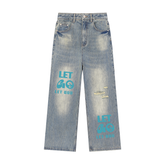 Let Go Let God  Denim Jeans ODMPOD