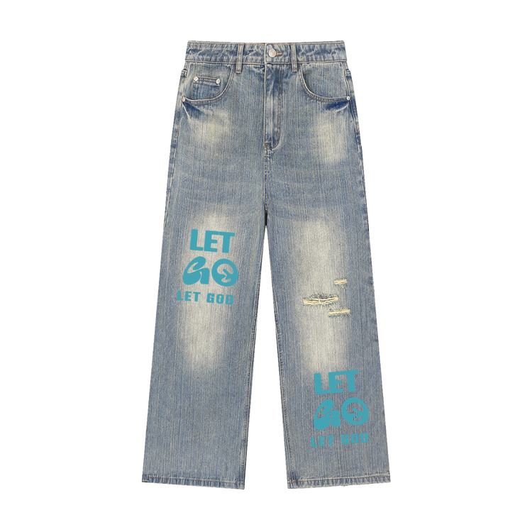 Let Go Let God  Denim Jeans ODMPOD