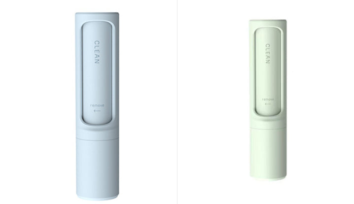 2-1 Reusable Pet Hair Remover Brush Lint Roller Portable Effective Self Cleaning Tool for Cat Dog Fur Hair Dust Removal Brush God&