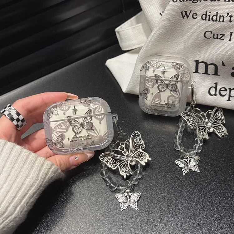 Advanced Butterfly Protective Cover Three Generations Wireless Bluetooth Earbuds Case God&