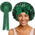 Satin Round Cap Bow Elastic Wide-brimmed Ribbon Nightcap God&