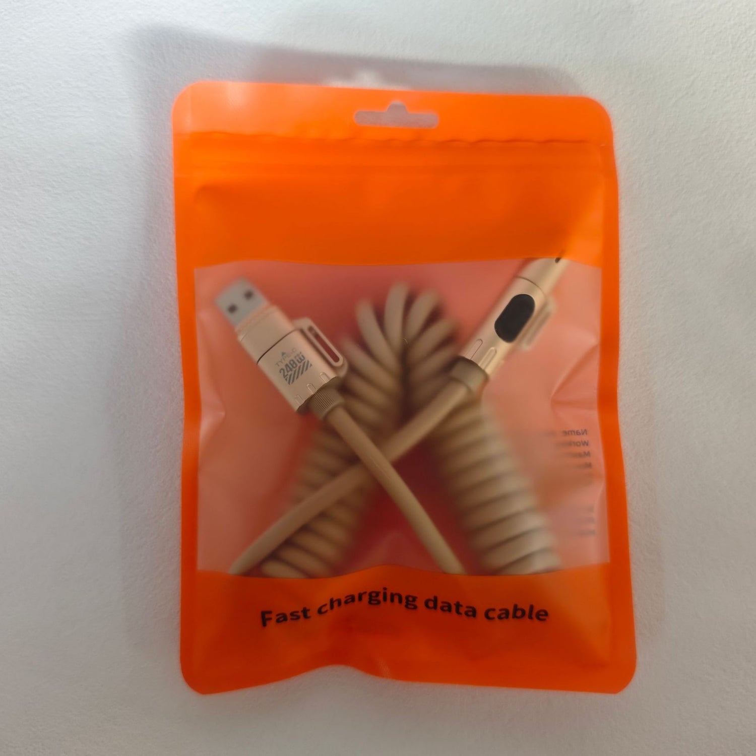 Digital Display Spring 4-in-1 CarPlay In-Car 2m Data Cable God&