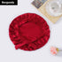 Encrypted Satin Silk Plain Satin Confinement Household Hair Care Lace-up Nightcap God&