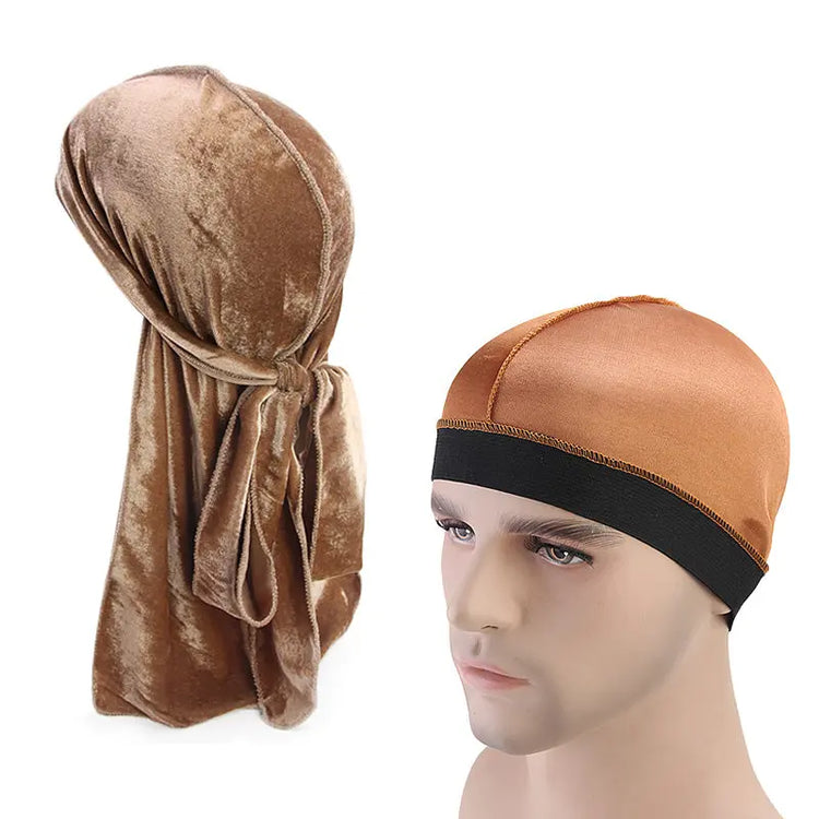 Wide-brim elastic chemo cap God&