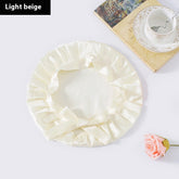Encrypted Satin Silk Plain Satin Confinement Household Hair Care Lace-up Nightcap God&