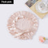 Encrypted Satin Silk Plain Satin Confinement Household Hair Care Lace-up Nightcap God&