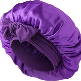 Satin Ribbon Round Bow Elastic Nightcap God&