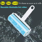 Washable Lint Roller Lint Roller Reusable Sticky Dog Cat Hair Remover Cleaner With Cover For Clothes Pet Hairs God&