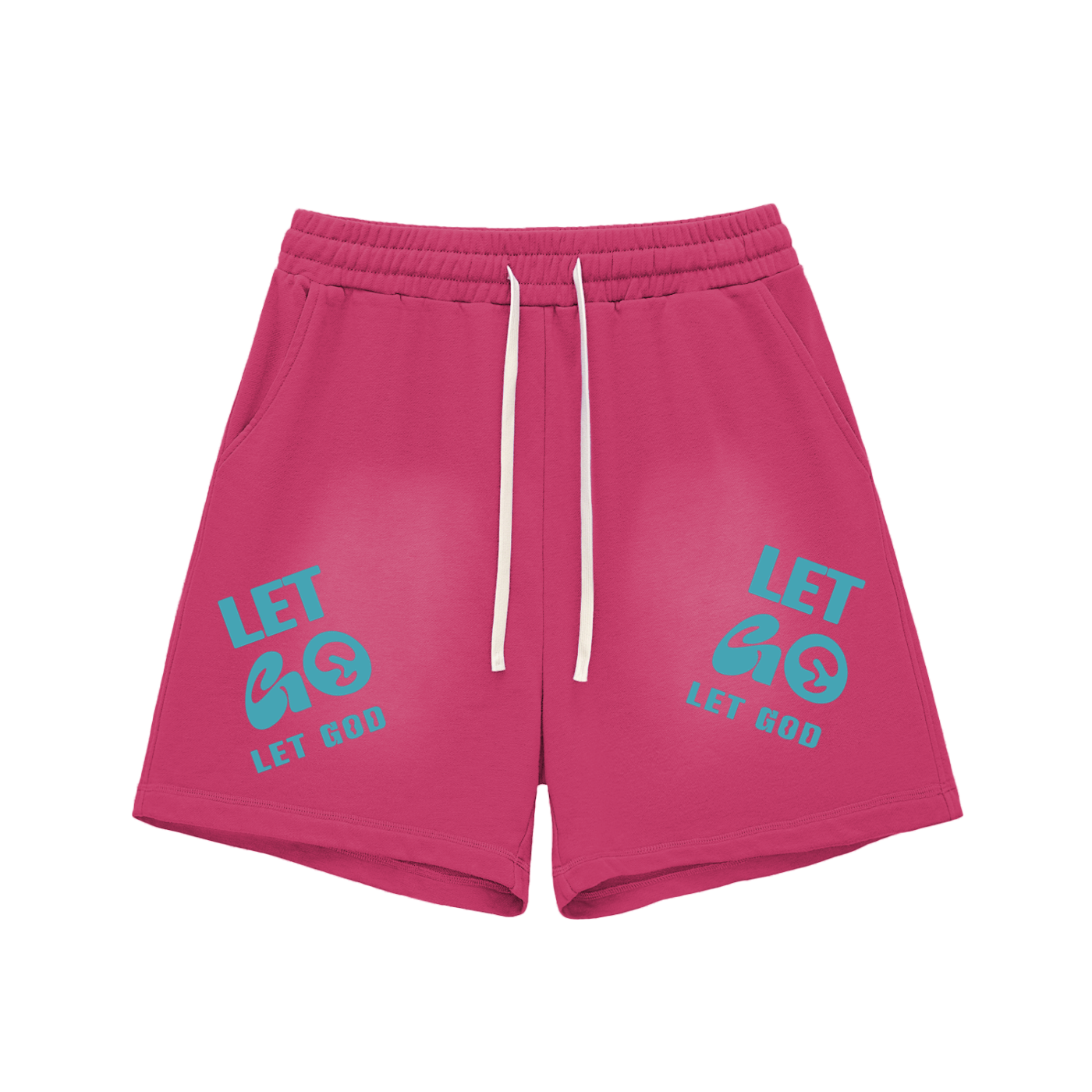 Let Go Let God Cotton Shorts ODMPOD