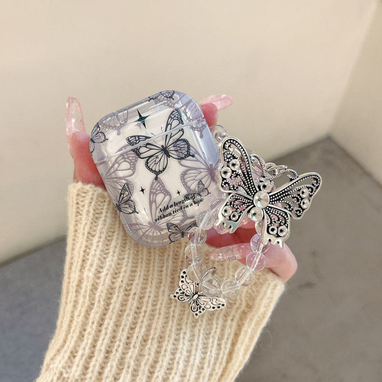 Advanced Butterfly Protective Cover Three Generations Wireless Bluetooth Earbuds Case God&