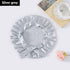 Encrypted Satin Silk Plain Satin Confinement Household Hair Care Lace-up Nightcap God&