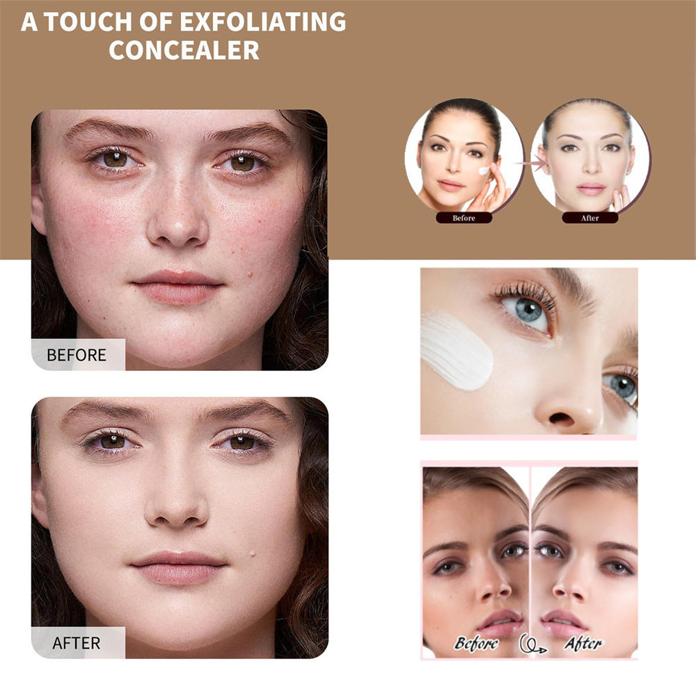 4-in-1 Color-Changing Foundation Liquid, Long-Lasting, Non-Cakey, Moisturizing, Concealing 4-in-1 Foundation God&