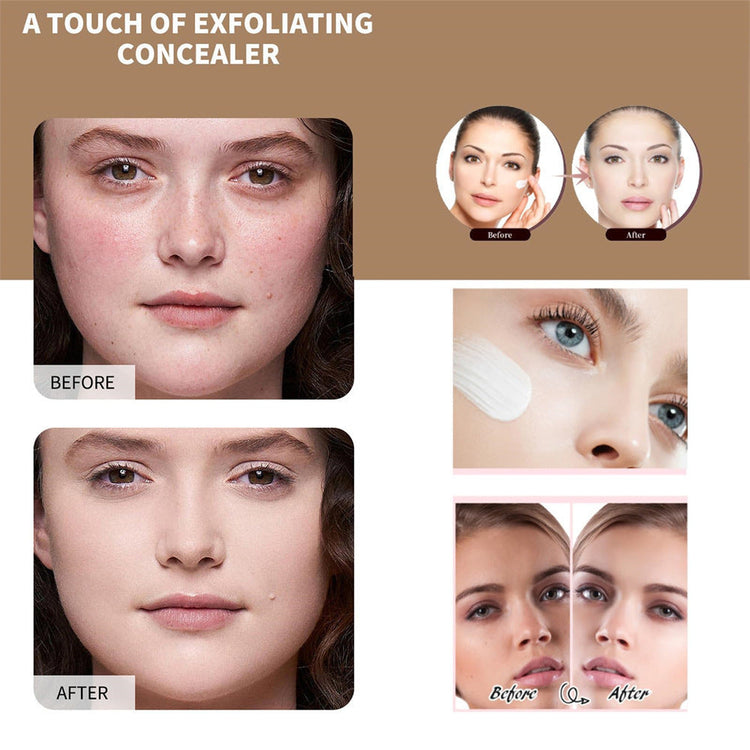 4-in-1 Color-Changing Foundation Liquid, Long-Lasting, Non-Cakey, Moisturizing, Concealing 4-in-1 Foundation God&