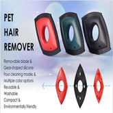 Pet Hair Remover Cat Fur Cleaning Device Carpet Sofa Car Detail Scraper Dog Lint Removal Silicone Dog Cat Fur Removal Brush God&