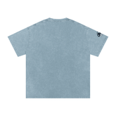 Snow Washed Oversized Cotton T-Shirt ODMPOD