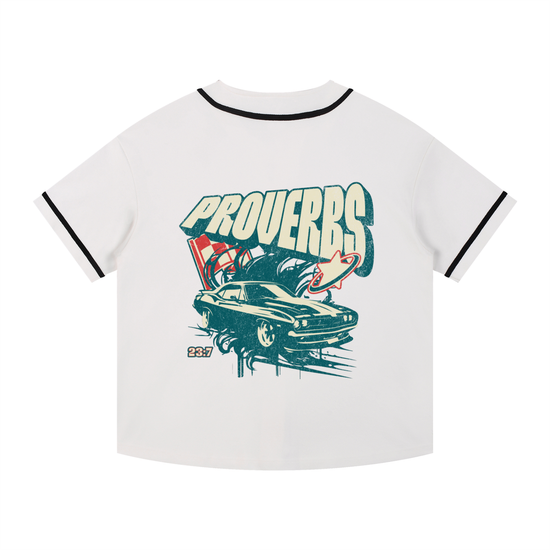 Proverbs 27:3 Button-Up Jersey