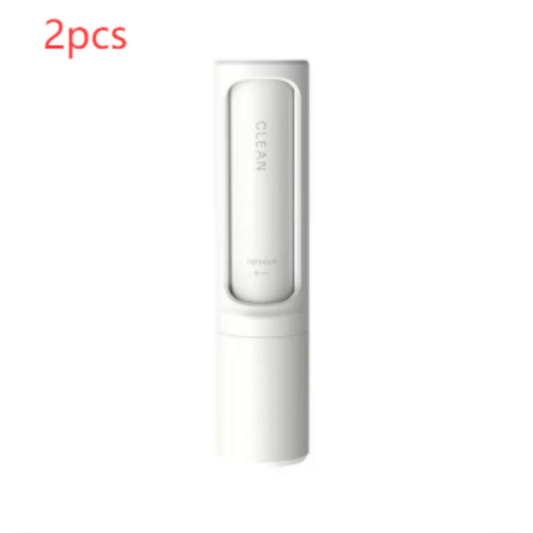 2-1 Reusable Pet Hair Remover Brush Lint Roller Portable Effective Self Cleaning Tool for Cat Dog Fur Hair Dust Removal Brush God&