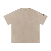 Snow Washed Oversized Cotton T-Shirt ODMPOD