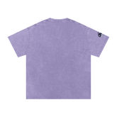 Snow Washed Oversized Cotton T-Shirt ODMPOD