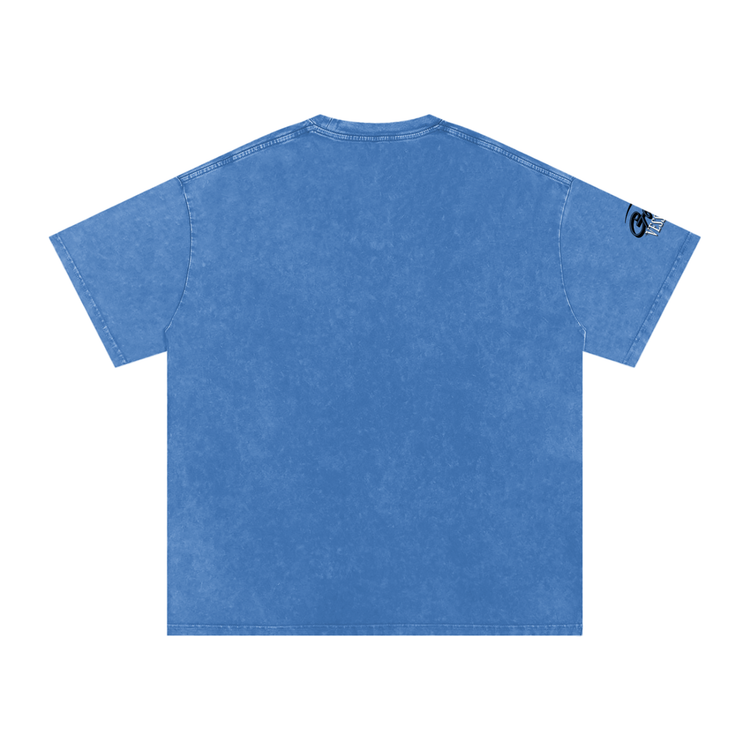 Snow Washed Oversized Cotton T-Shirt ODMPOD