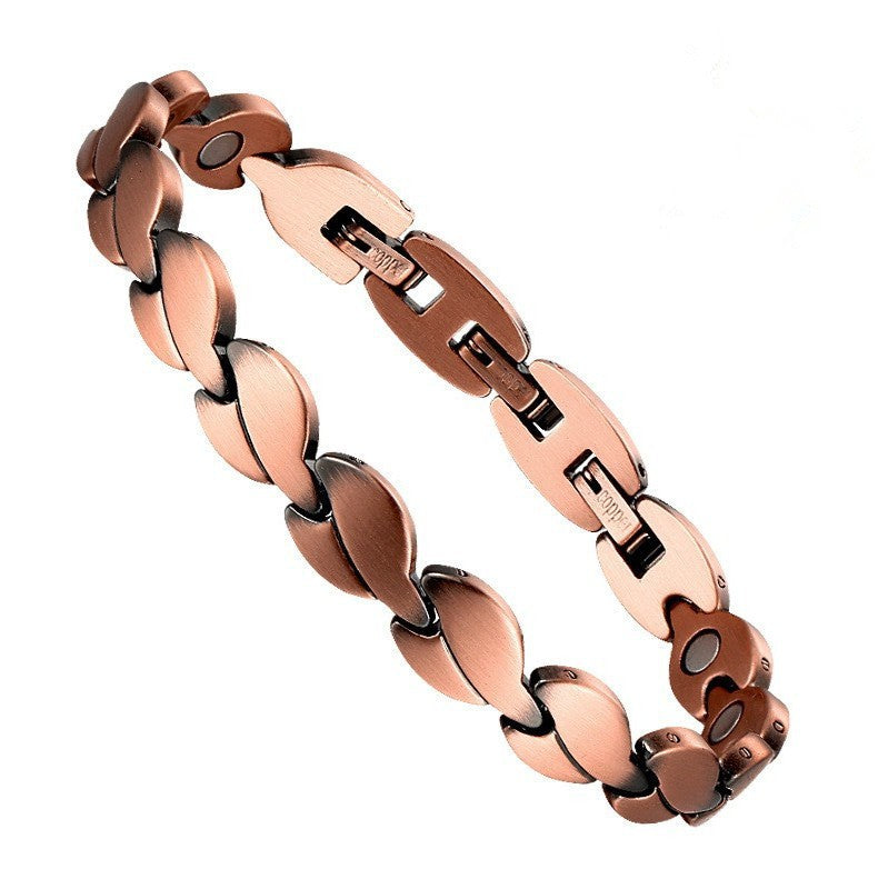 Leaf-like 4-in-1 Magnet Bracelet Radiation Protection God&