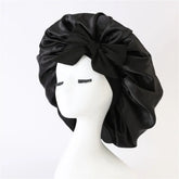 Satin Ribbon Round Bow Elastic Nightcap God&